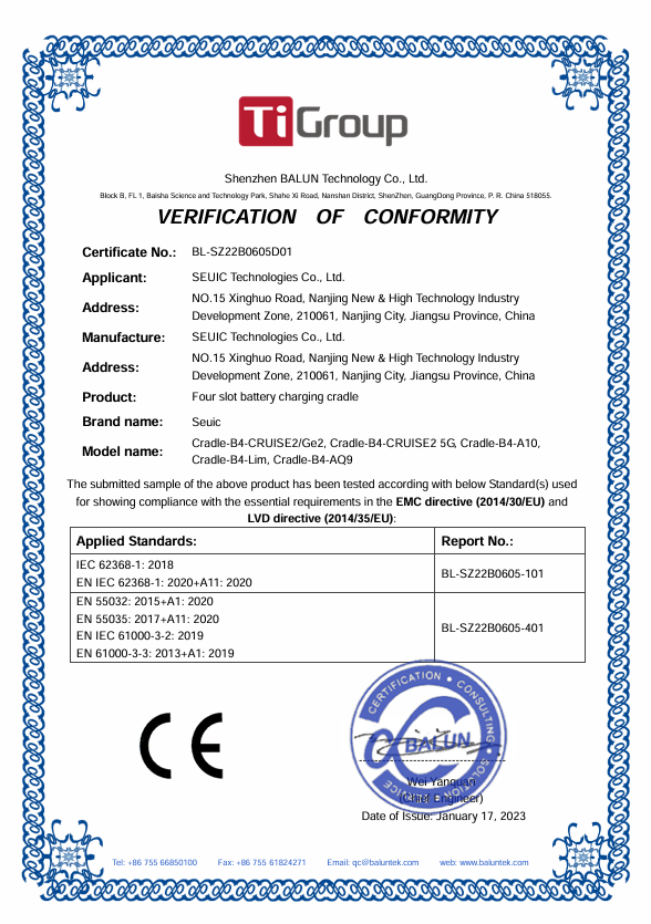 BL-SZ22B0605D01 CE LVD&EMC VOC